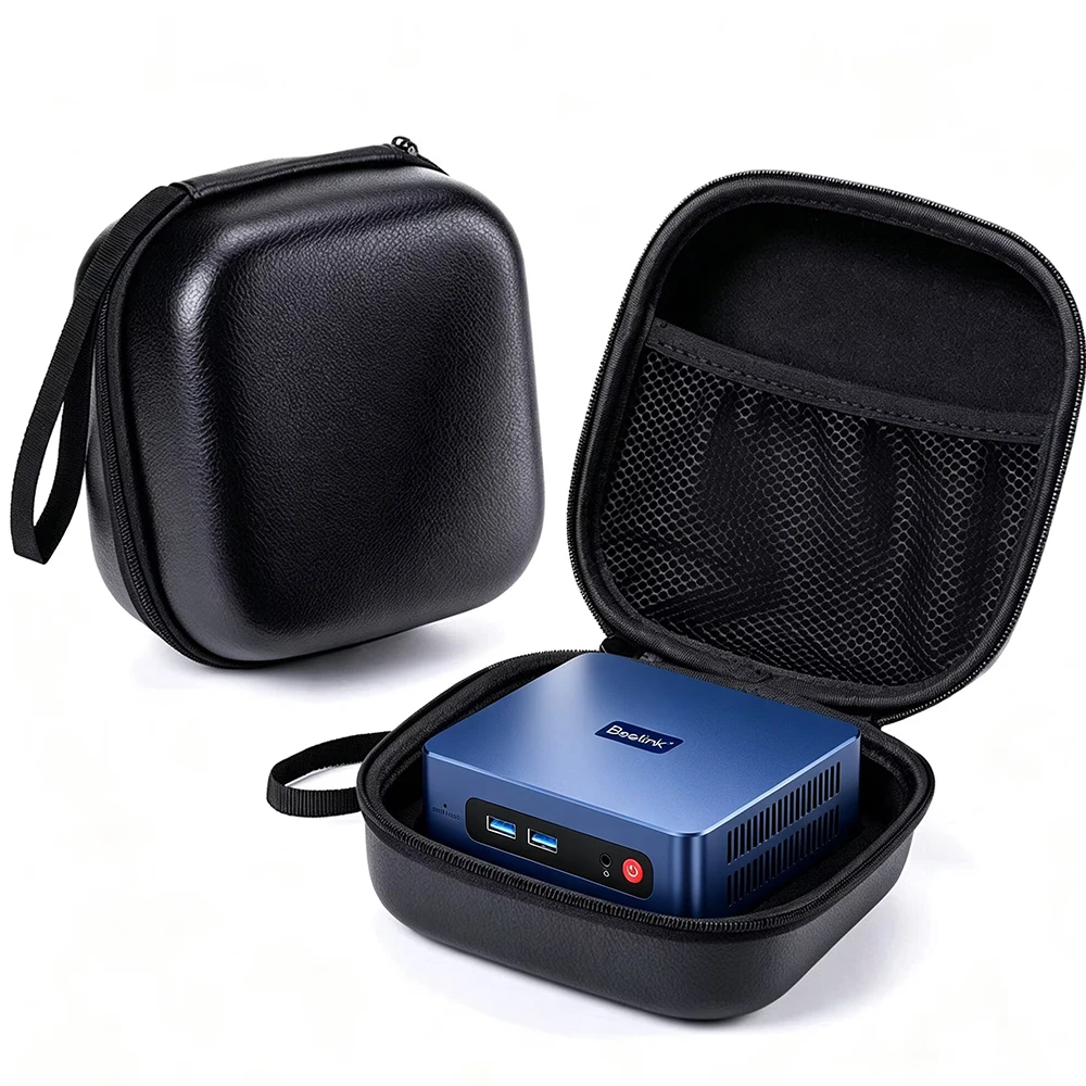 Beelink SER3 Mini PC/SER5 MAX Mini PC/Firebat R3 Mini PC/EQR5 Mini PC Ryzen 5 5500U 6C用、頑丈なEVA製キャリングケース