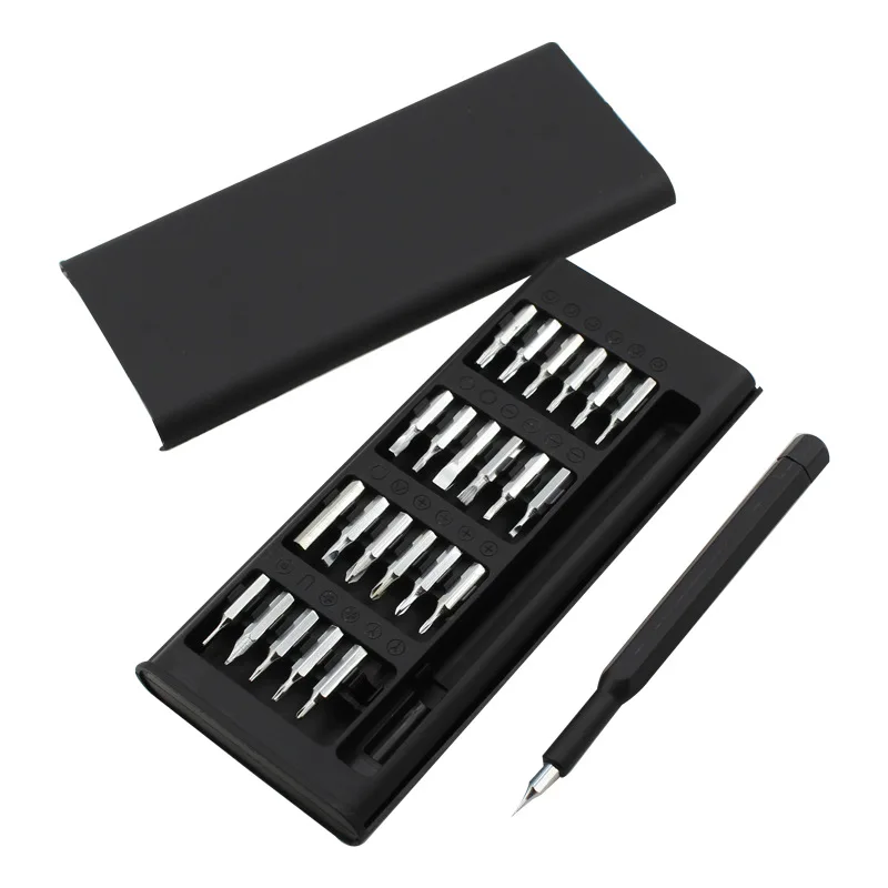 Präzisions-Schraubendreher-Set, Mini-Reparaturwerkzeug-Kit mit Kunststoffgriff für Heimwerker, Elektronik, DIY und Reparaturen kleiner Geräte