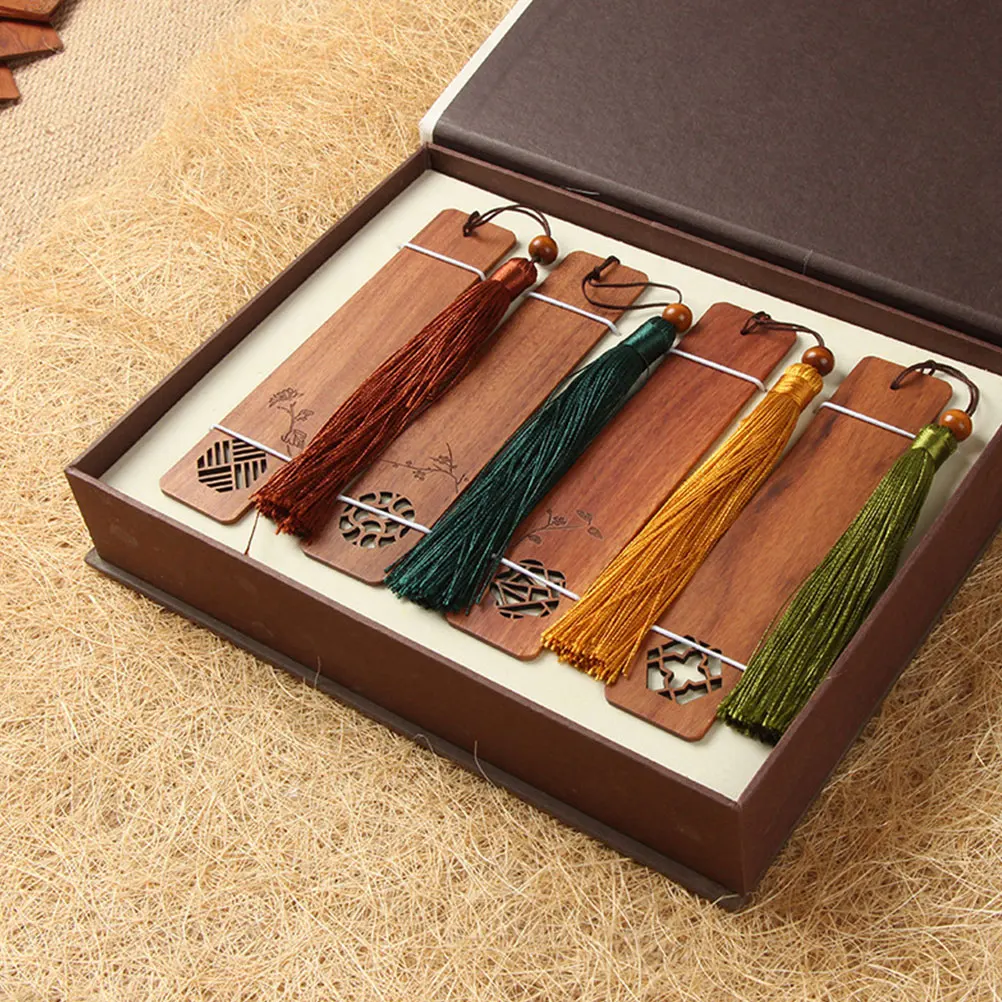 

Wooden Bookmark Set High Wood Practical Chinese Style Perfect Graduation Gift Creative Souvenir Bookmark