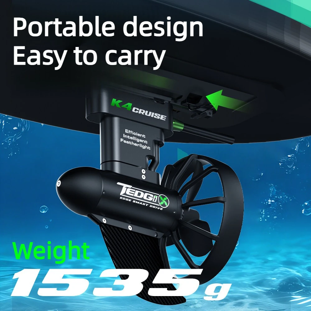 

Бесщеточный двигатель K4, тяга 10 кг, 400 Вт, 24 В, подводный водонепроницаемый приводной механизм с дистанционным управлением для рыболовных лодок и досок для падлбординга