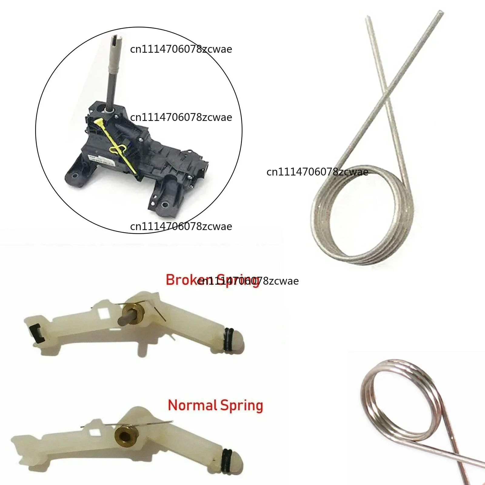 5PCS/Set Mini Gear Mechanism Module Alloy Auto Gear Mechanism Module Gear Lever Torsion Spring For BMW 1/2 Series X1/X3 Mini F56