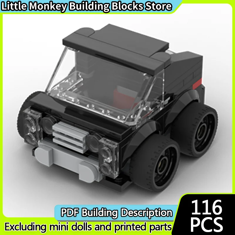 

Speed Racing Car Model MOC Building Bricks Classic Micro Car Modular Technology Children Holiday Gifts Assemble Toys Suit