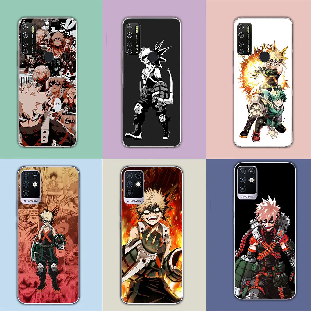 My Hero Academia Katsuki Bakugo BNHA Phone Cover for Samsung Galaxy A04 A14 A23 A34 A54 M23 M33 M52 M53 M30S M31 M51 M21 Case