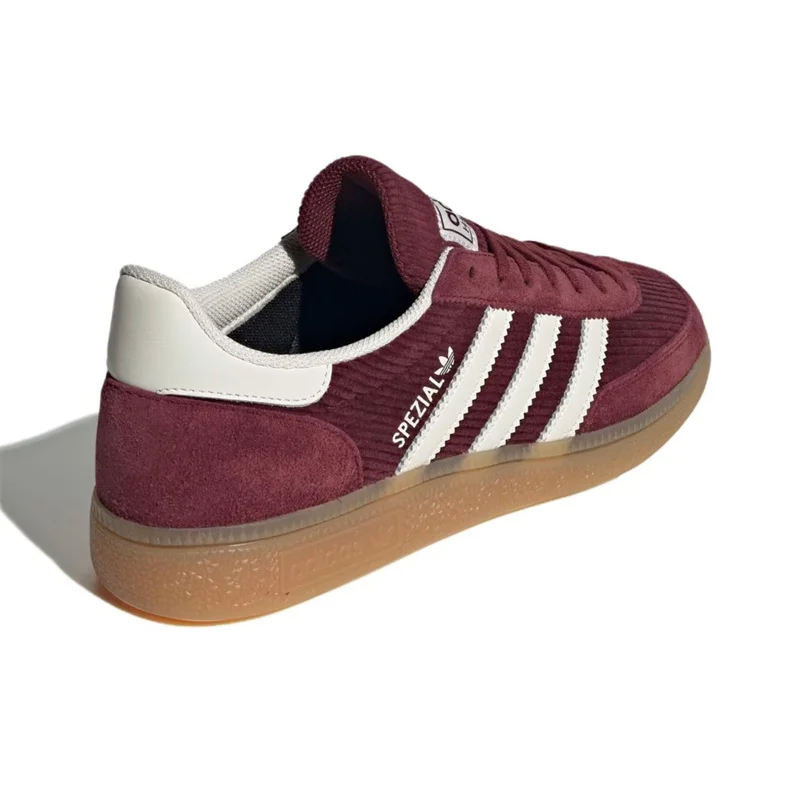 Adidas Originals Handball Spezial Men\'s and Women\'s Skateboarding Shoes - Anti slip, Wear resistant, Low cut, Wine Red