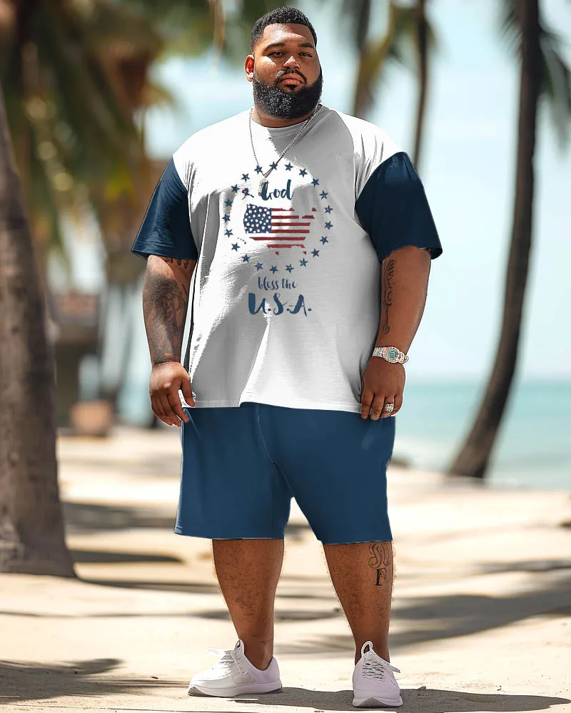 Biggmans t shirt Plus Size zestaw L-9Xl na lato Oversize hawajski garnitur męski R okulary Gradient kokosowy nadruk duży 7XL 8XL