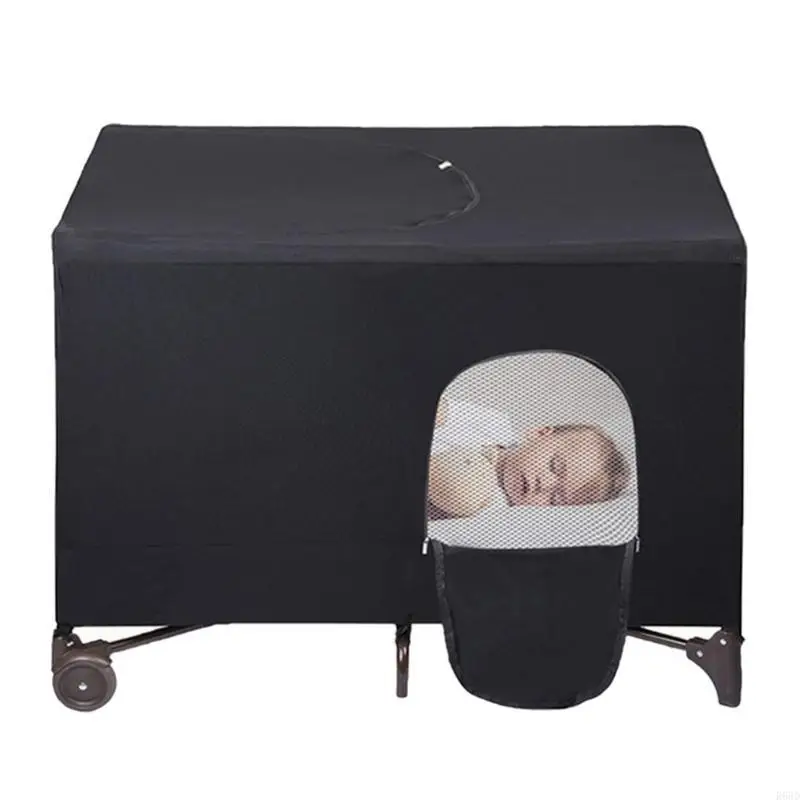

R66D Infants Bed Sunshade Cover Tent for Travel Cribs Provide Sleeping Space