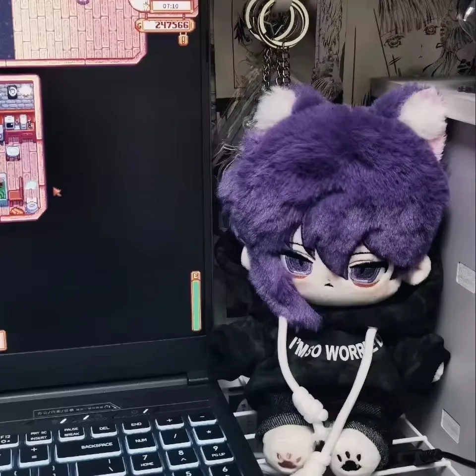 

20 см аниме игра Stardew Valley Sebastian плюшевая кукла тело Kawaii косплей платье хлопковая кукла сменная одежда мягкие игрушки подарки