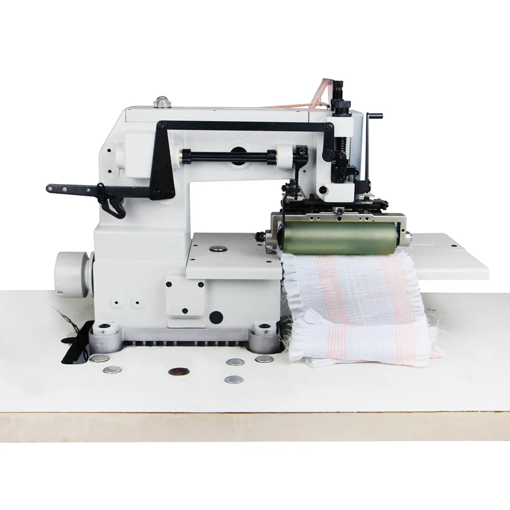 KANSAI Type Flat Bed 33 Needle Elastic Shirring Machine Dress Making