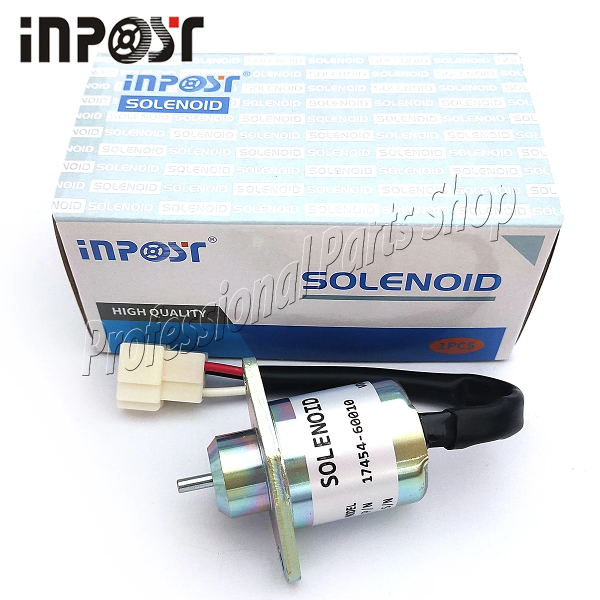 12V 17454-60010 Shutdown Solenoid Valve 1503ES-12A5UC5S For KUBOTA SA-4569-T,118400-61950,17454-60010