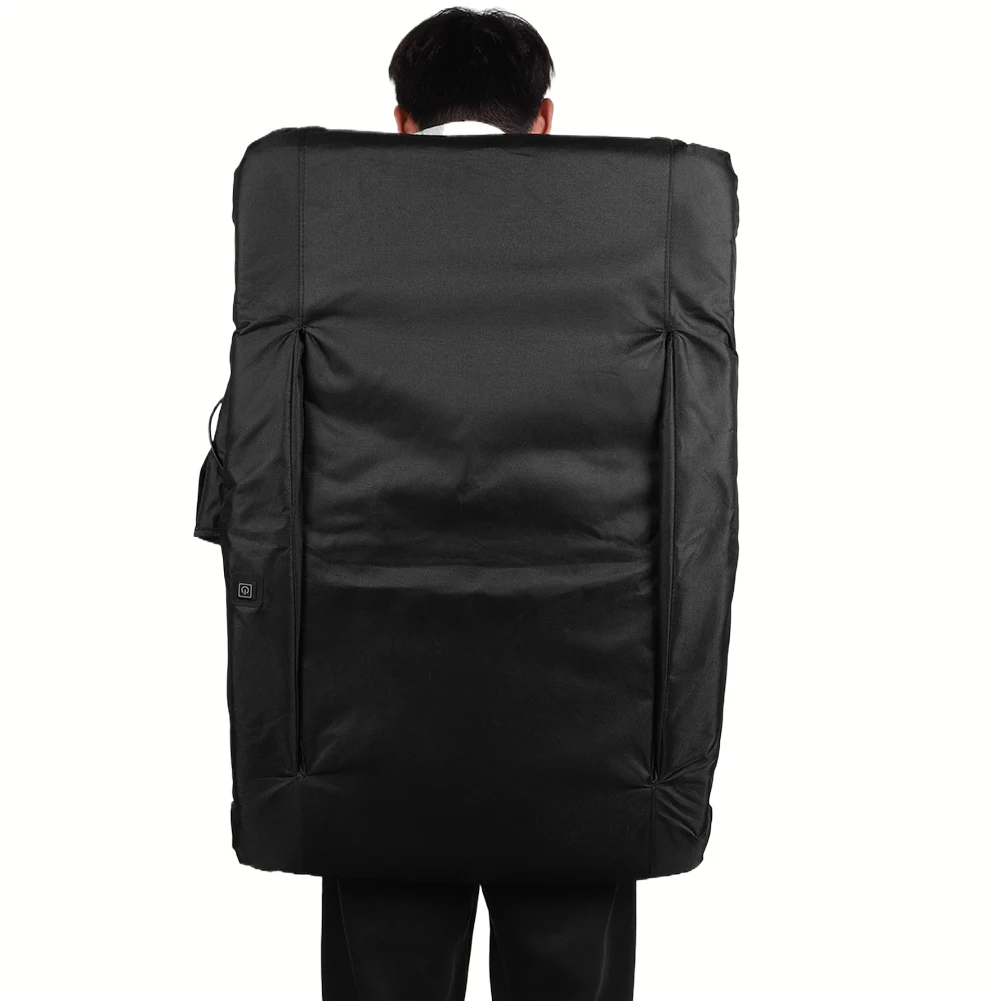 

Heated Stadium Seats with Back Support Stadium Chair Cushion Winter Warm Heated Seat Mat Electric Camping Traveling Heating Mat