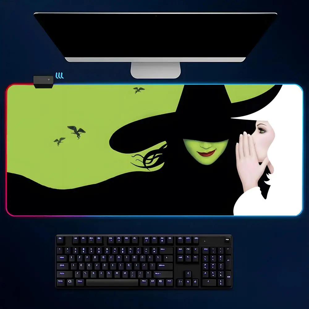 Wicked Broadway Musical Mouse Pad Mousepad Large Gaming LockEdge Thickened Computer Keyboard Table Desk Mat