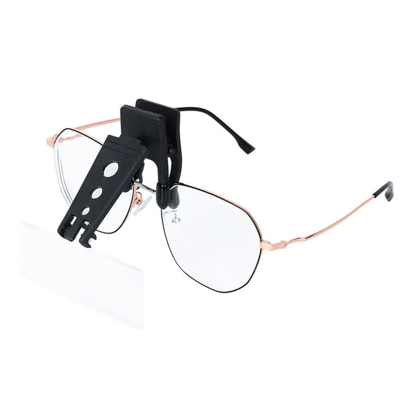 

5ASD GCLEANS Стиль увеличительное стекло с зажимом для чтения, деревянная конная хирургическая хирургия