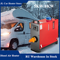 5KW 8KW All in one 12V 24V Diesel Air Heater Parking Car Heater Truck LCD New Air Diesels Heater Parking Heater Camper Van
