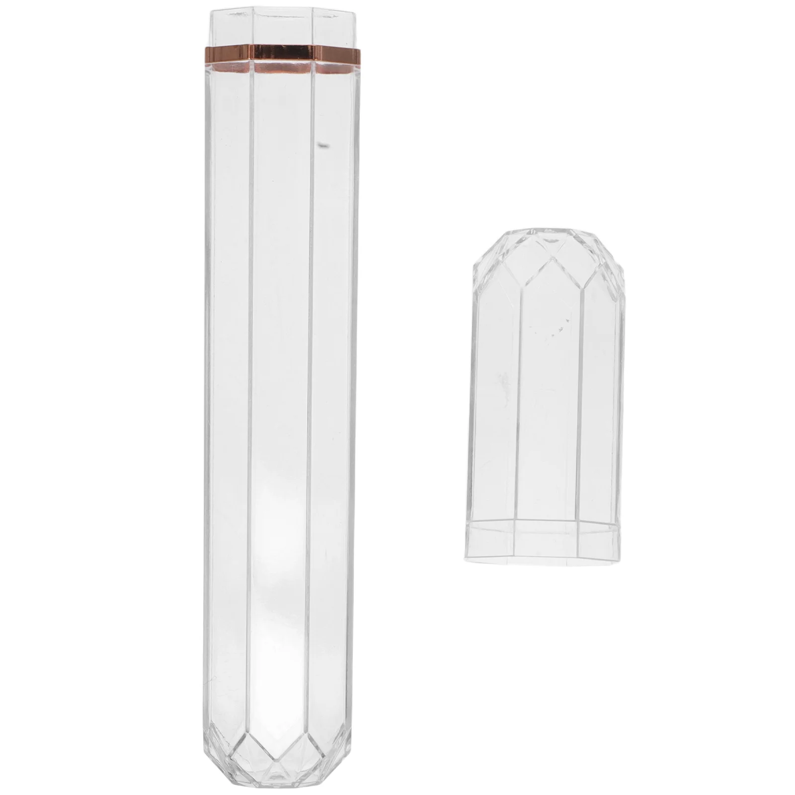 

Cigar Tube Transparent Acrylic Portable Storage Case For Cigarettes Travel Humidifier Protection Sealed Container Organizer