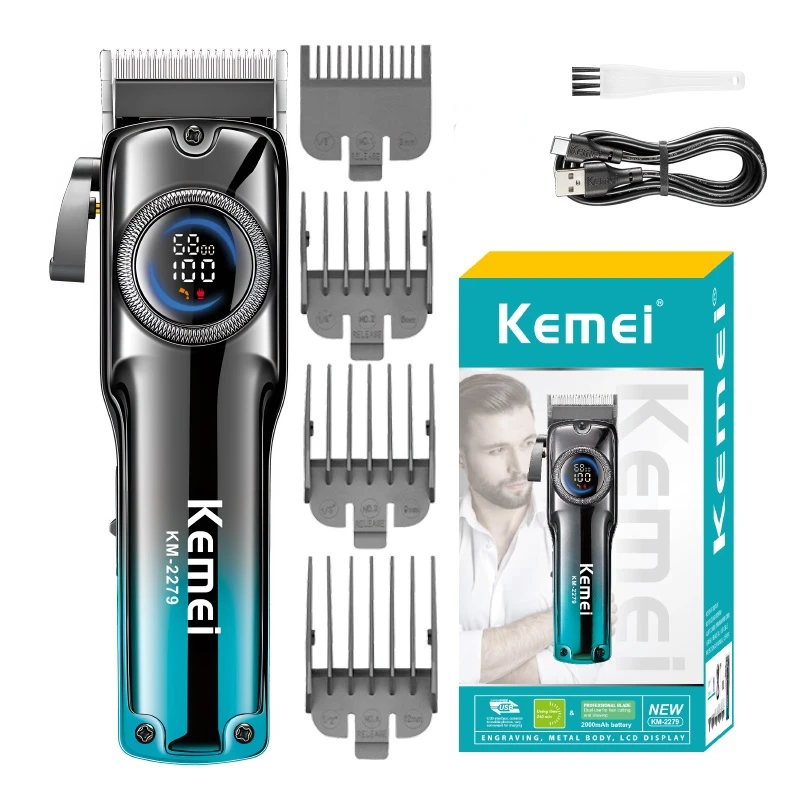 

KEMEI Km-2279 Professional Hair Clipper 210mins Hair Clippers Men Professional Electric Trimmer