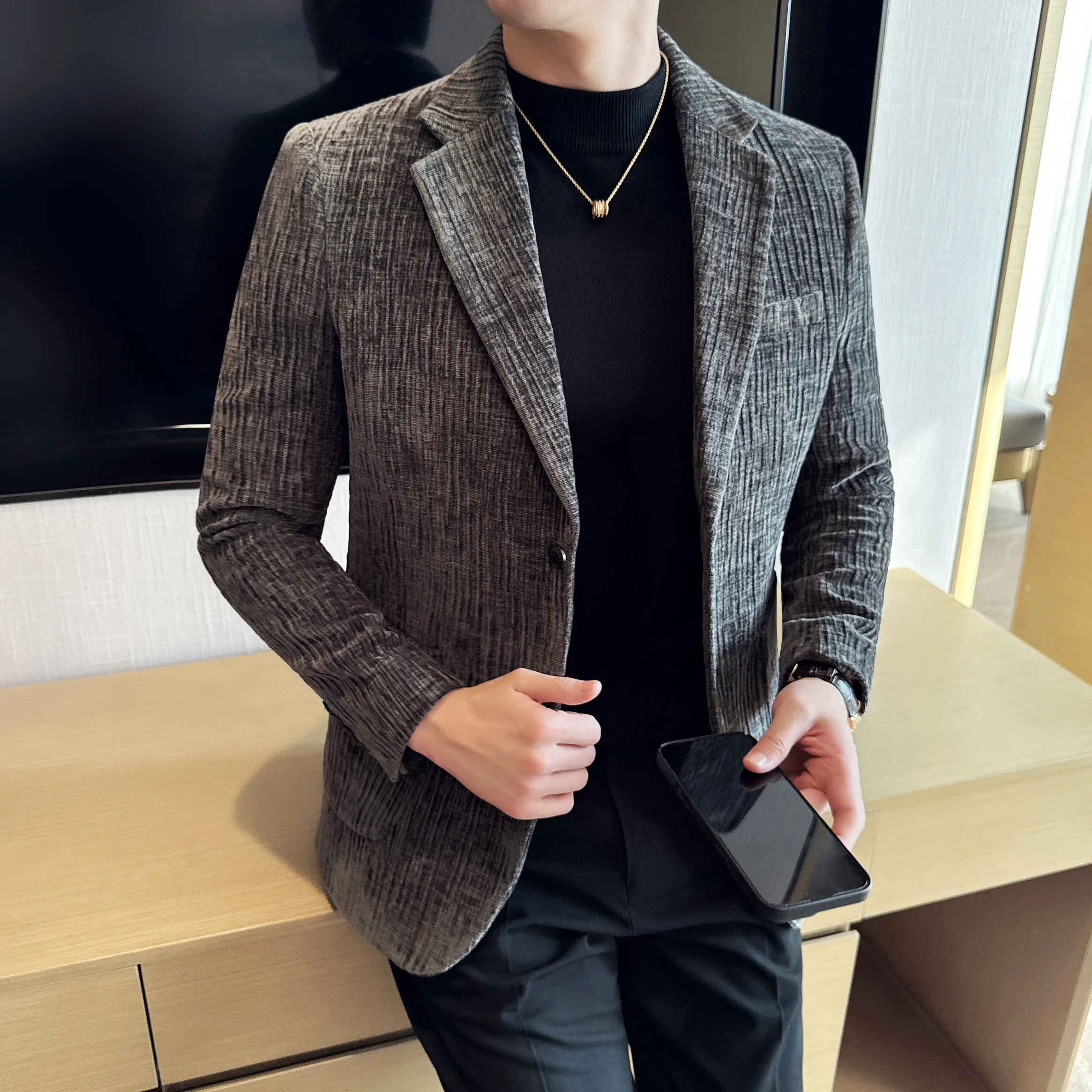 Chaqueta de traje gruesa Cheni - Office Technician reseña y precio