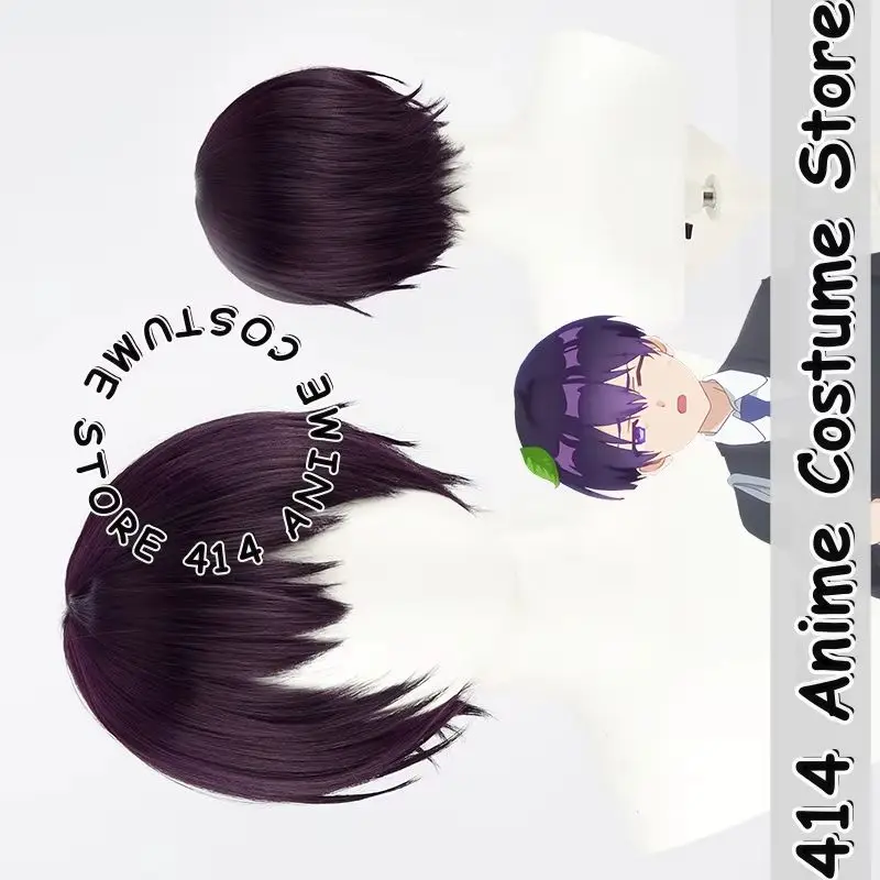 

Game & Anime Izumi Cosplay Wig Shikimori Deep Purple Male Daily Heat-Resistant Fiber Synthetic Hair