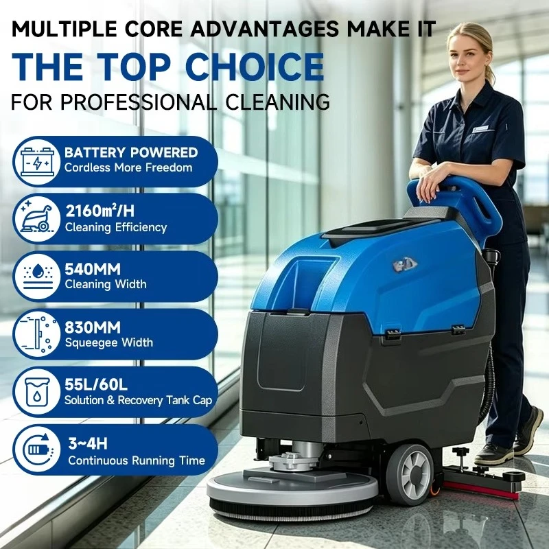 New Walk-Behind Industrial Flo - Floor Scrubber Machine Walk Behind recension och pris