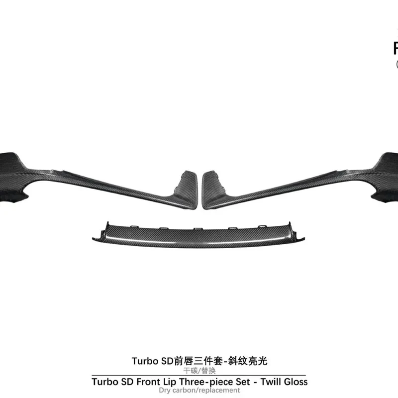 Factory Front Lip Assemb Of 19-24 992 Has Been Replaced With Dry Carbon