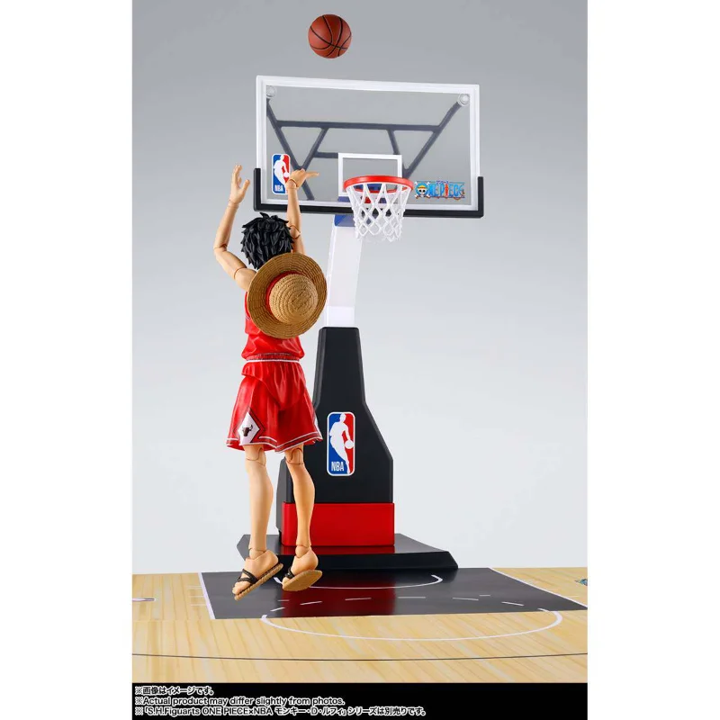 Pre-order Genuine Bandai S.H.Figuarts One Piece NBA Collaboration Basketball Hoop Set Accessories Collectible Figure Model - view 3