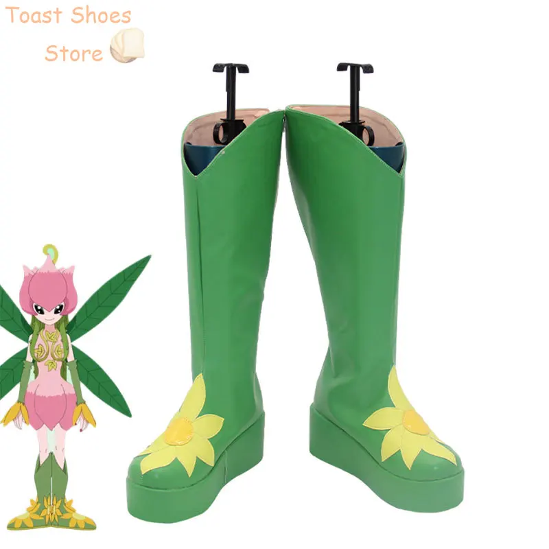 Chaussures de Cosplay en Cuir PU, Bottes de Carnaval d'Halloween, Accessoire de Costume, CAN Imon