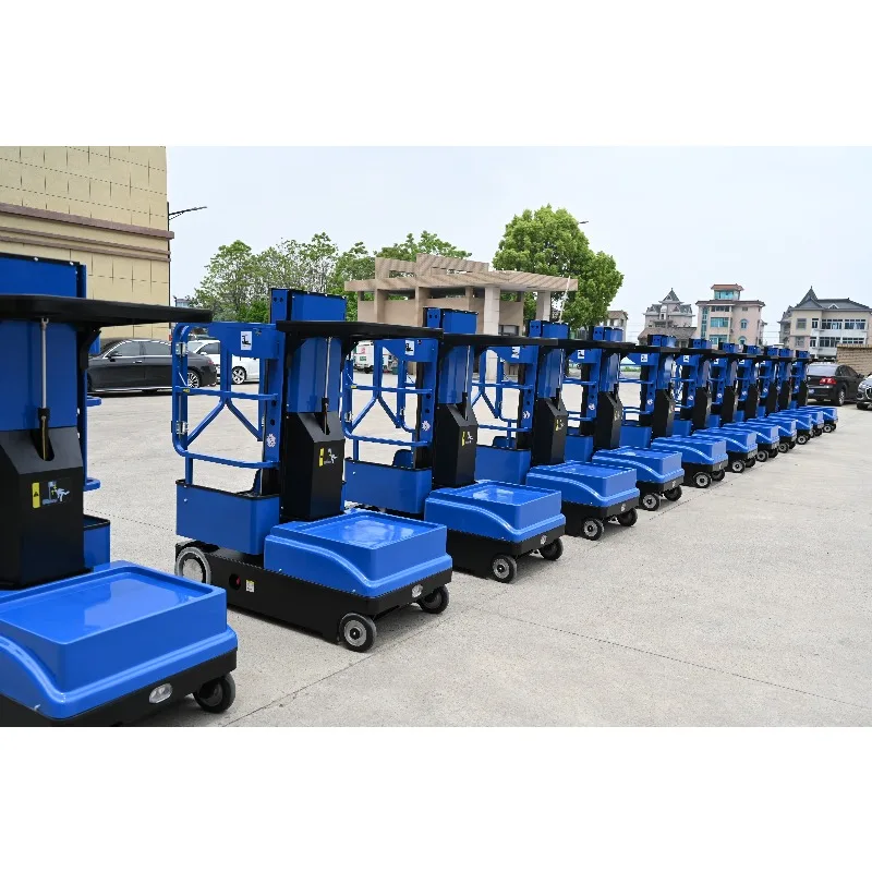 Customized 300kg Capacity 3-4.5m Lifting Height Self-propelled Electric Order Picker For Warehouse