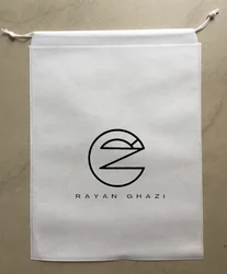 200 pieces 35x45cm, fabric non woven bag one side print logo