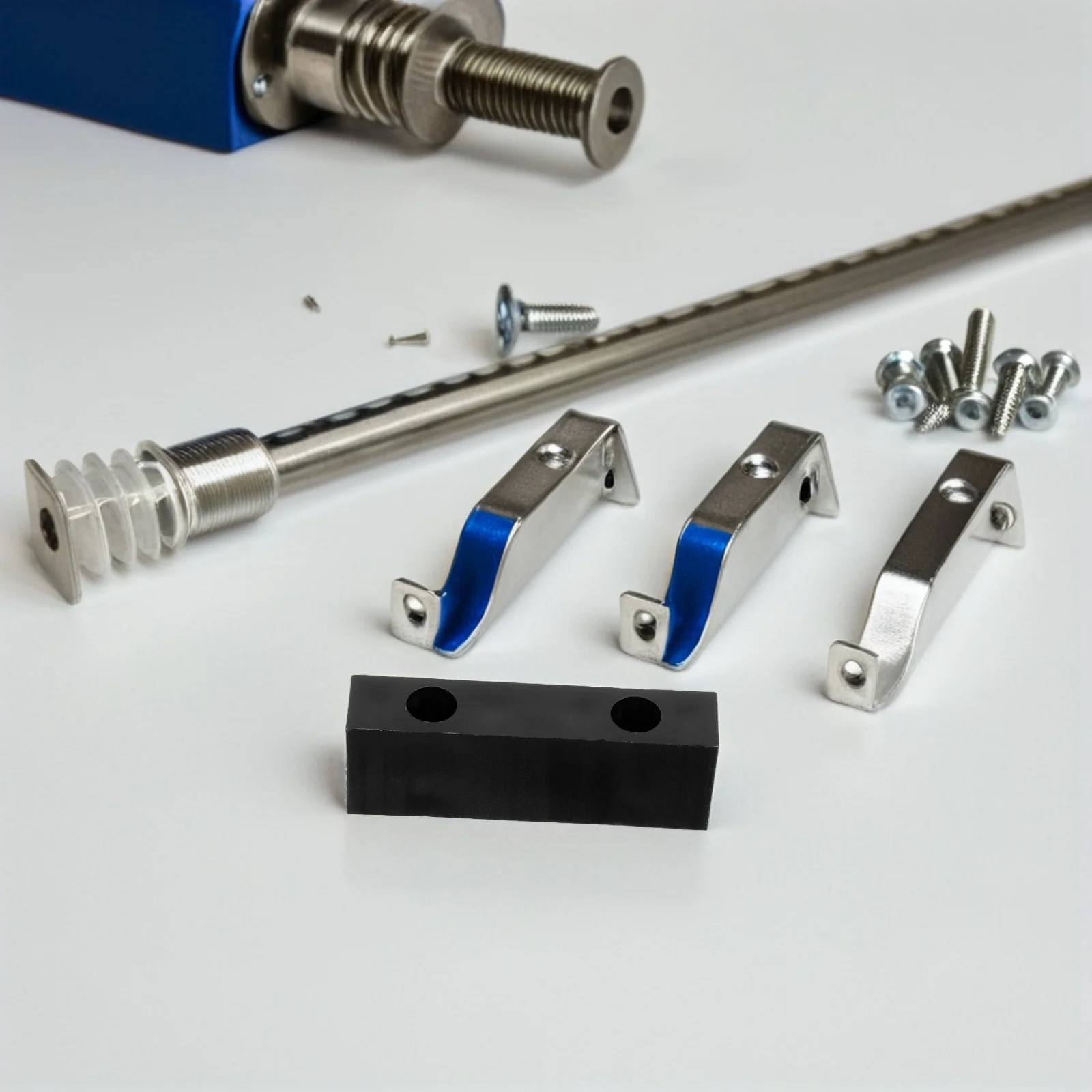 

2pcs High Strength Plastic Window Blocks Sliding Door Lock Limiter Safety Restrictor Security Solution For Sliding Windows Heavy