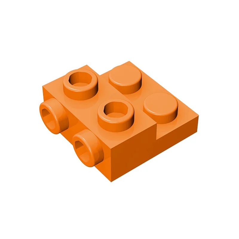 10 шт., детали MOC 99206, специальная пластина 2x2x2/3 с 2 гвоздиками сбоку, совместимый кирпич, сборный конструктор «сделай сам», детская игрушка