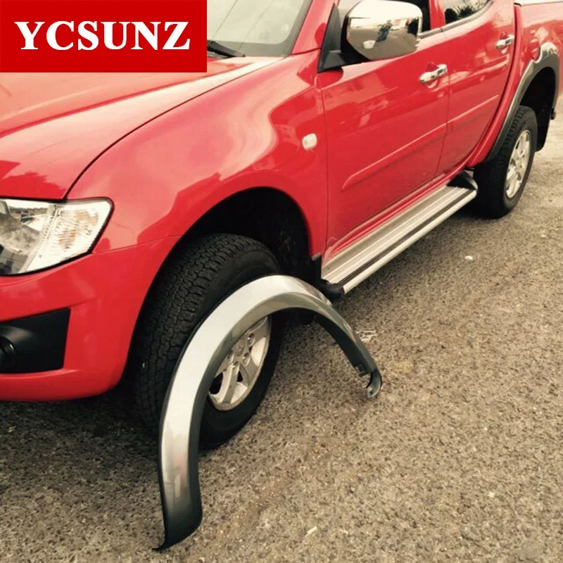 6 inch Fender Flare ABS wheel arches For Mitsubishi L200 Triton 2006 2007 2008 2009 2010 2011 2012 2013 2014 Car Styling