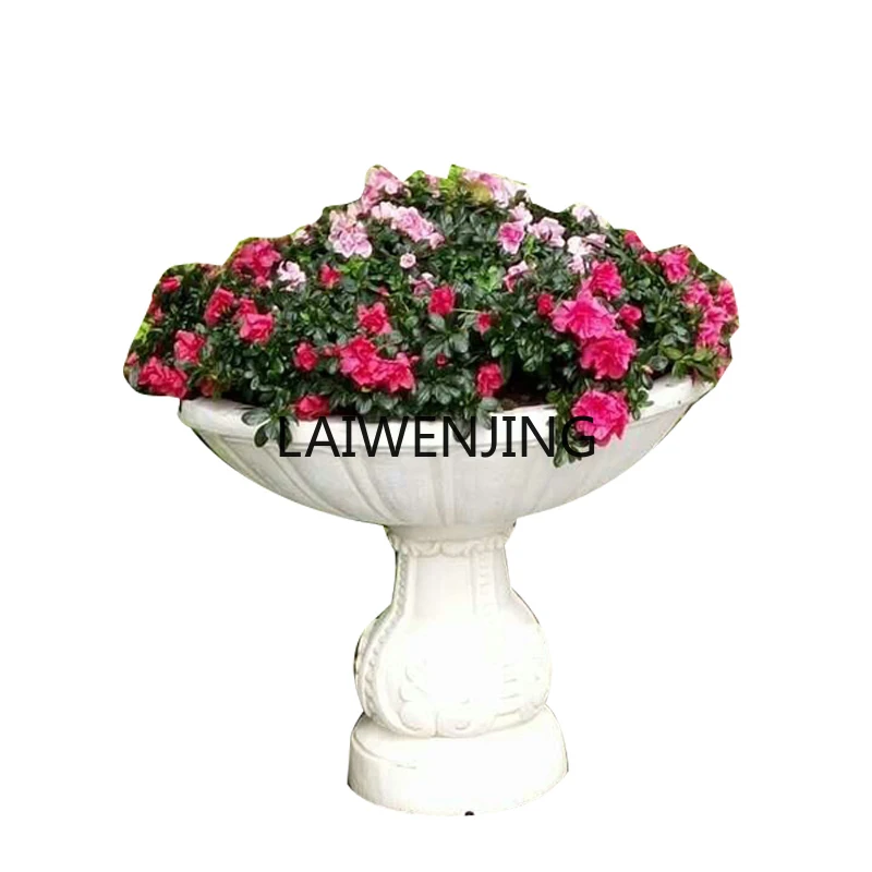

HLZ flower pot extra large diameter creative balcony garden arrangement potted plants personalized garden decoration