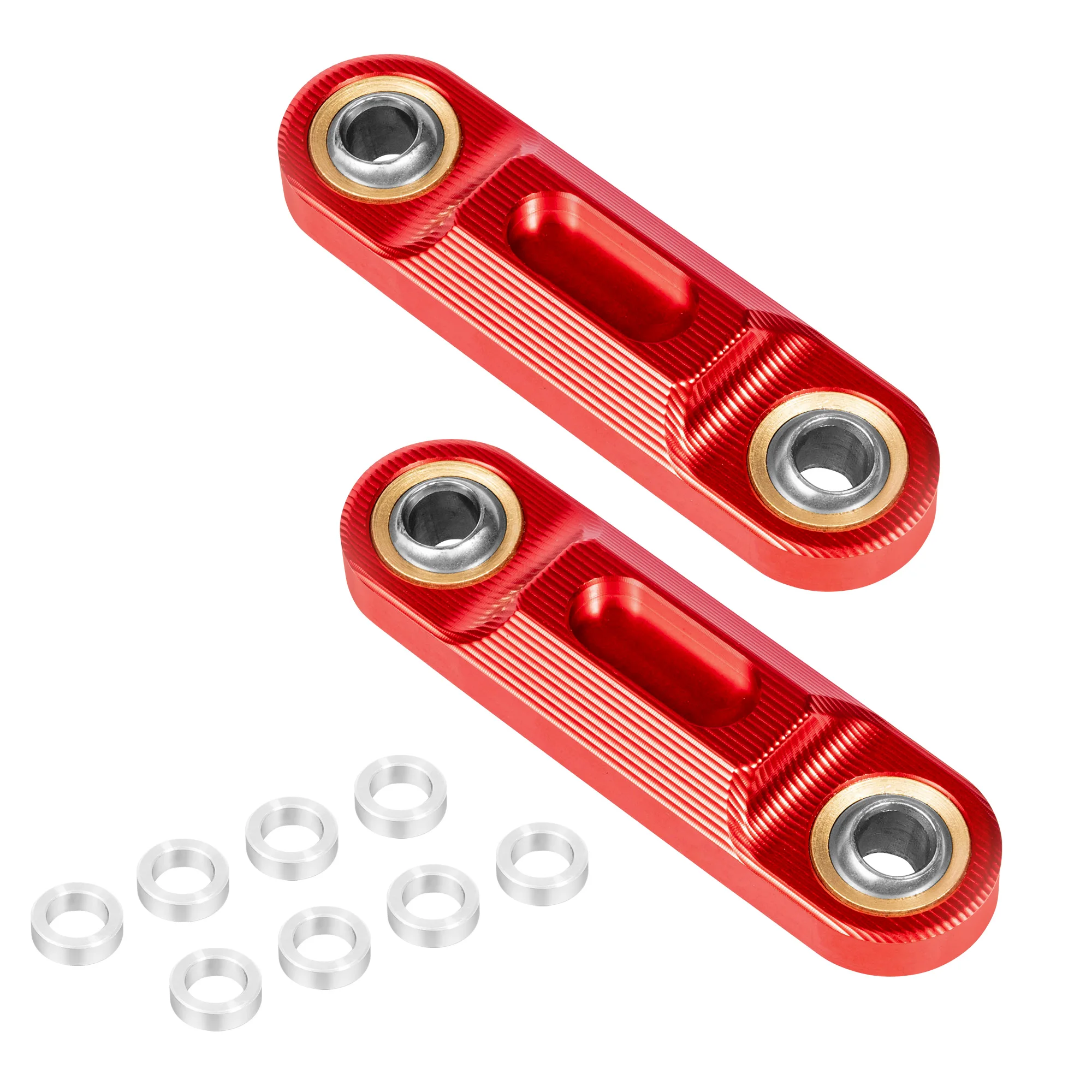 Red 8mm  Forearm Built-in Sway Bar End Links Heim Joint Set Cylindrical Linkage for Can-Am Spyder F3 RT ST RS ATV Accessories