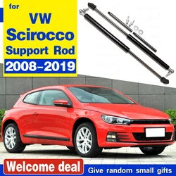 Refit Bonnet Hood Gas Spring Shock Lift Strut Bars Support Hydraulic Rod Car-styling For VW SCIROCCO 2008-2019 R GTS GT24