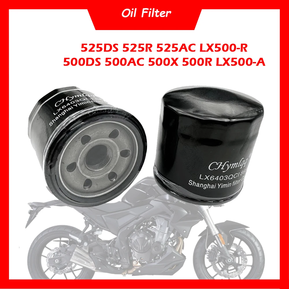 

Motorcycle Engine Oil Filter Grid Oil Filters For Loncin VOGE 525DS 525R 525AC LX500-R 500DS 500AC 500X 500R LX500-A 150350015