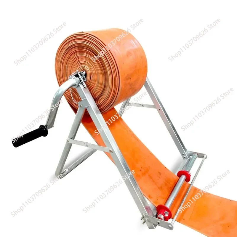 Agricultural Water Pipe Winder Floor Mounted Hose Retractor for Super Long Irrigation Tube Storage