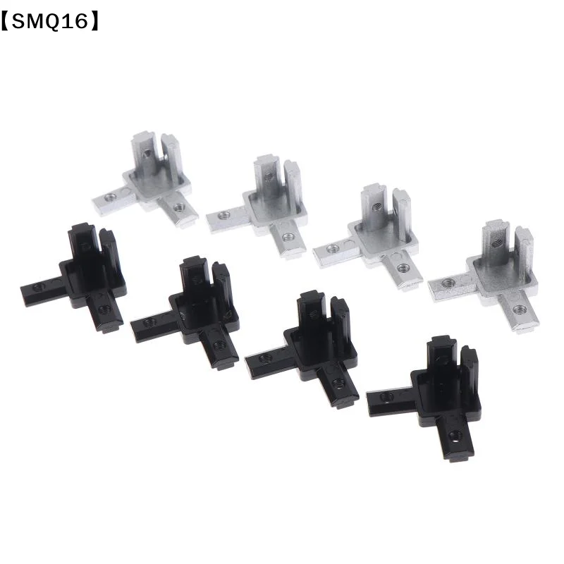 4Pcs Aluminum Profile 90 Degree Corner Bracket T-slot Interior Connector Joint With Screws For 2020 Extrusion Frame【SMQ】
