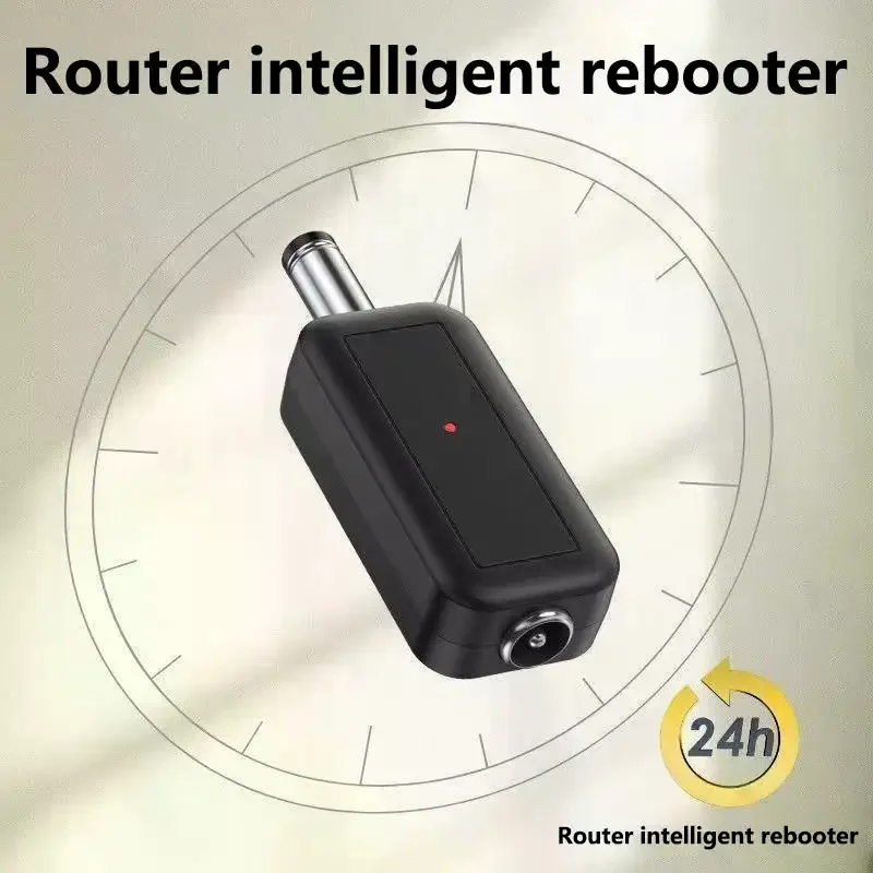 DC WiFi Auto Reboot Router Router 24H Automatic Power Off Reset Tool 5.5x2.1mm Restart Control Line 5V-24V