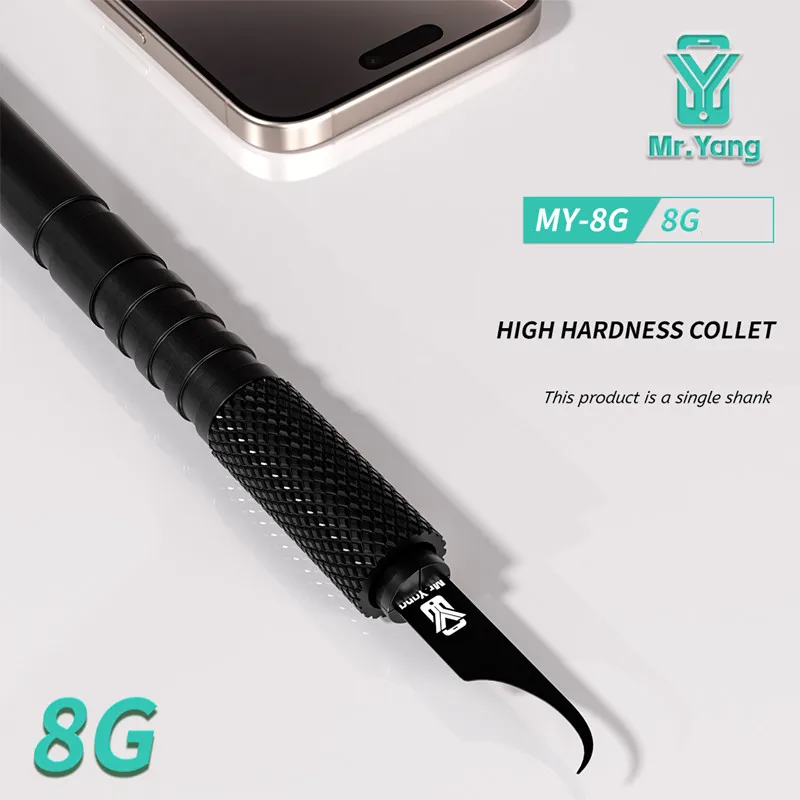YCS Mr Yang MY-8G Ultra-light 8G Knife Handle for Mobile Phone Chip Repair Carving Blade Handle Single Head Glue Removal Tool