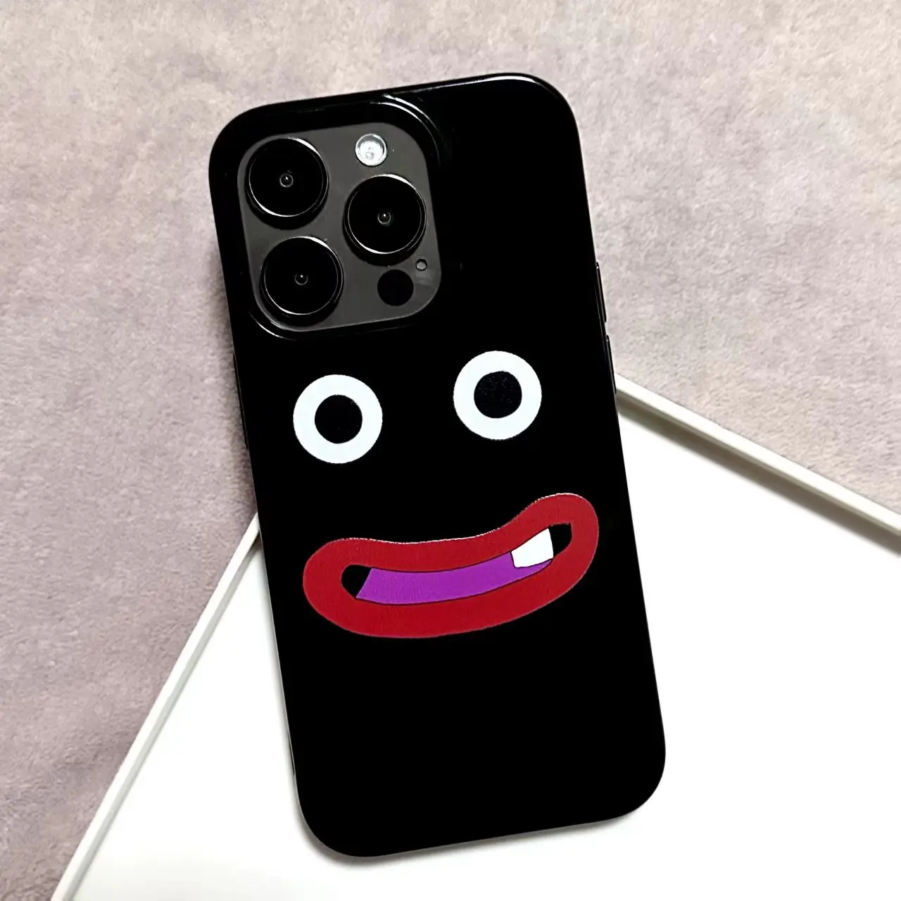 

Japanese anime jelly phone case for iPhone 15, 14, 11, 13, 12 Pro Plus, X, ersonalized Mr. Popo shiny silicone shell