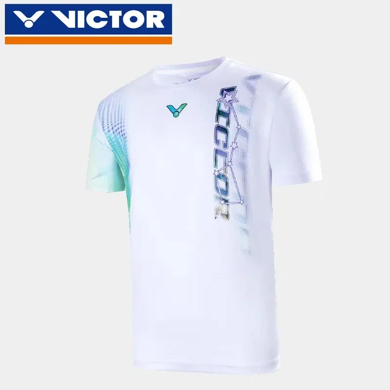 VICTOR Victory Tennis Training Shirt Men T-shirts Shorts Suits Sportswear Badminton Uniform Women Top Brand Table Tennis Clothes