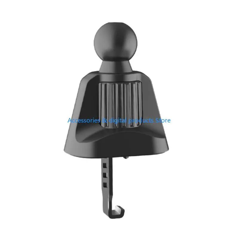 77JD Universal Car Vent Phone Holder Base 13mm/15mm Ball Head Adjustable Hook Clip For Smartphones Tablets Bracket