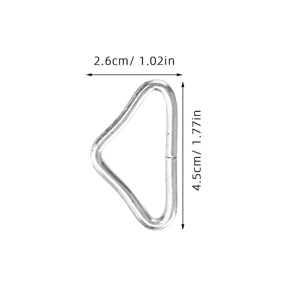 72 peças clipes triangulares de metal de alta durabilidade kit de acessórios de trampolim conexão segura anéis em forma de v anéis triangulares