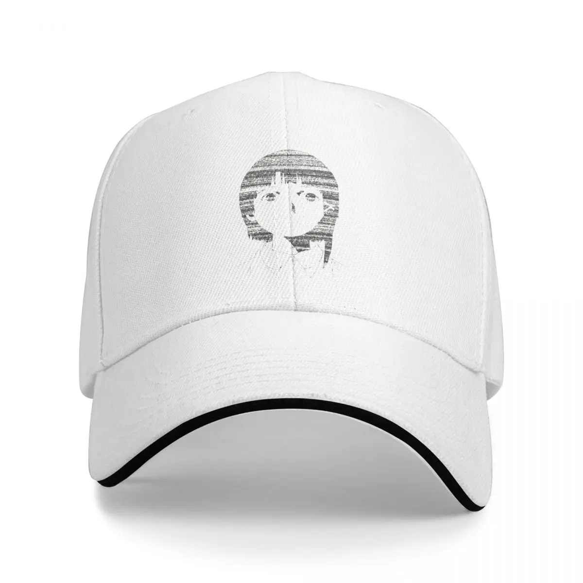 Serial Experiments Lain White Noise Baseball Cap Casual Anime Lwakura Sci Fi Manga Sandwich Hats Unisex Style Headwear Sport