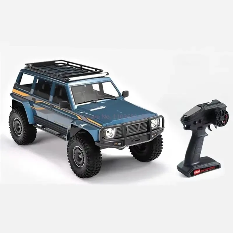 Yikong yk4107 1/10 rc elétrico com tração nas quatro rodas, trava diferencial de velocidade dupla, escalada com faixas, carro off-road, brinquedo de controle remoto