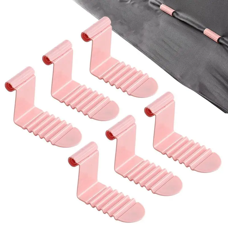 

Quilt Fixing Clip Bed Sheet Cover Angle Fixed Buckle 6 Pcs Bed Sheet Clips Non-Slip Bed Duvet Sheet Fixing Clip Single Quilt