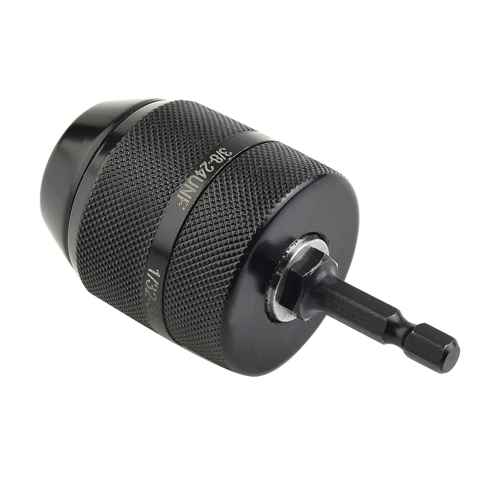 for sds Plus Adapter Drill Chuck Parts Metal Drill Socket Square With Quick Change 3/8-24UNF 4pcs Accessories Adapter