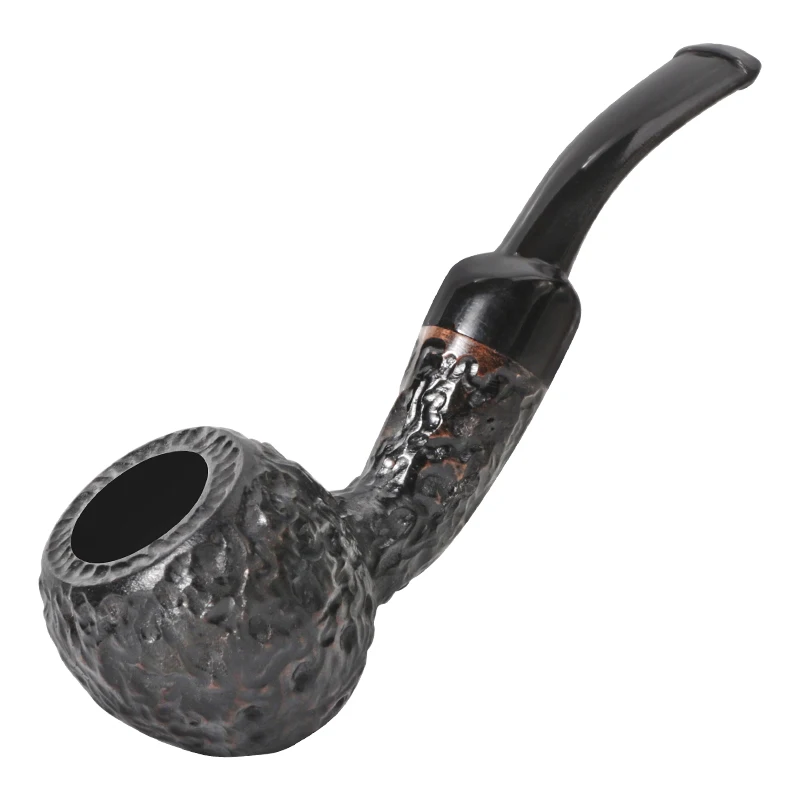 New Briar Wood Pipe 9mm Filter Smoking Tobacco Pipe Briar Pipe Smoking Pipe  Smoking Accessory