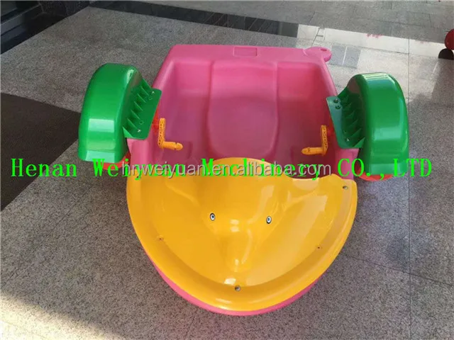 Afbeelding 4: Populaire kleurrijke eenpersoons handpeddelboot voor waterpark-attractie-apparatuur