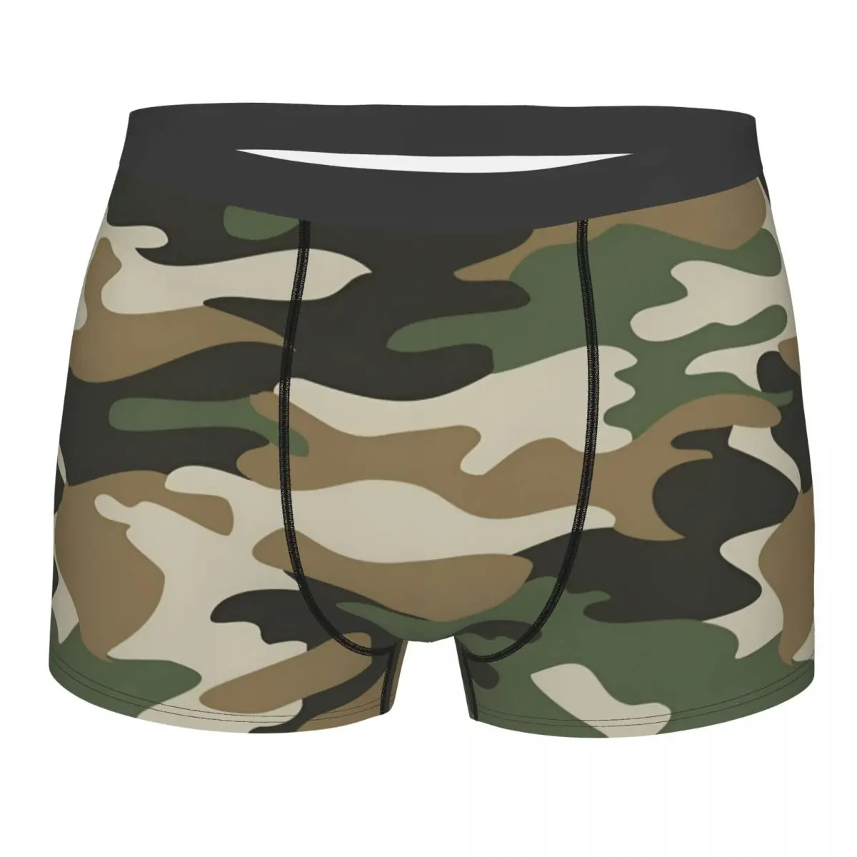 

Модные традиционные камуфляжные боксеры, мужские дышащие трусы, свадебный подарок на день Святого Валентина для мужа, отца