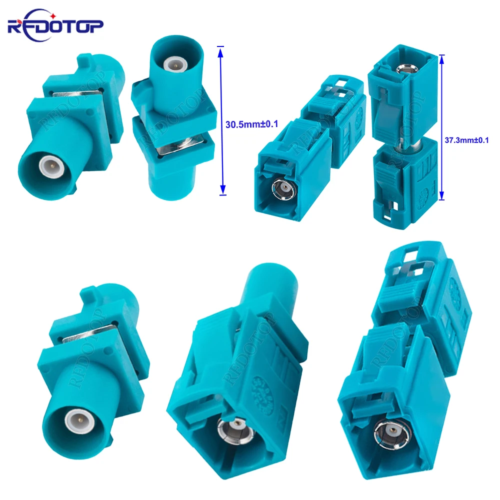 

10Pcs/Lot Universal Z-Type FAKRA Straight-Through Adapter, Fakra Z-JJ Fakra Z-JK Fakra Z-KK Straight 50Ohm RF Connector